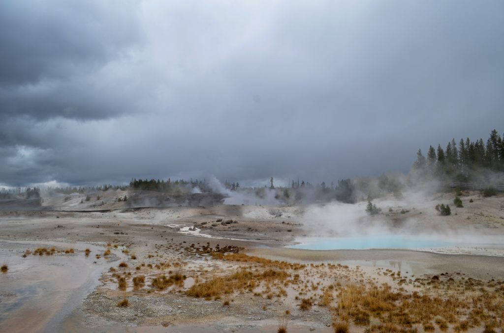 Example of geothermal water