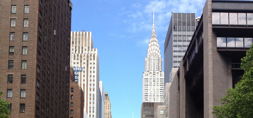 Chrysler building in New York