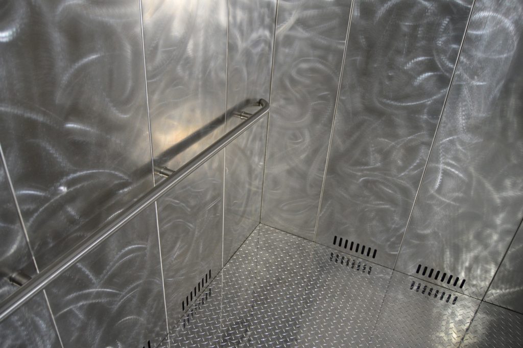 Stainless steel elevator